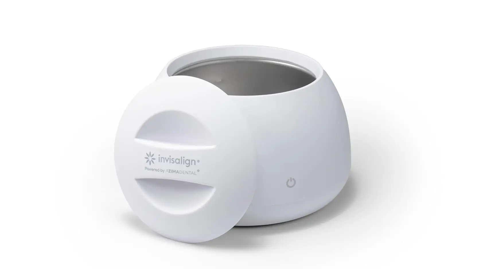 Invisalign ultrasonic cleaner by Zima Dental used to clean clear aligners and retainers in a five-minute cycle